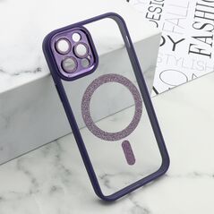 Zastitna maska (futrola) DIAMOND MagSafe - iPhone 12 Pro ljubicasta (MS).