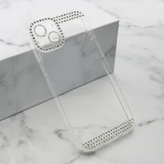 Zastitna maska (futrola) DIAMOND SIDE - iPhone 14 Plus (6.7) Transparent (MS).