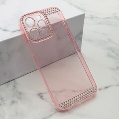 Zastitna maska (futrola) DIAMOND SIDE - iPhone 14 Pro Max (6.7) roze (MS).