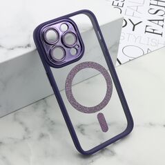 Zastitna maska (futrola) DIAMOND MagSafe - iPhone 14 Pro (6.1) ljubicasta (MS).