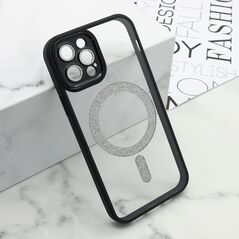 Zastitna maska (futrola) DIAMOND MagSafe - iPhone 12 Pro crna (MS).