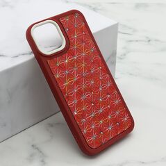 Zastitna maska (futrola) CRYSTAL SPARK - Iphone 14 (6.1) crvena (MS).