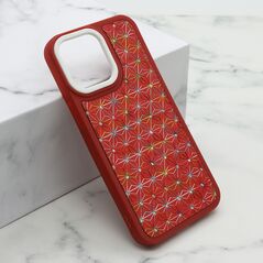 Zastitna maska (futrola) CRYSTAL SPARK - Iphone 14 Pro Max (6.7) crvena (MS).