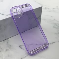 Zastitna maska (futrola) DIAMOND SIDE - iPhone 14 Plus (6.7) ljubicasta (MS).
