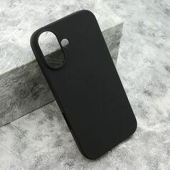 Zastitna maska (futrola) GENTLE COLOR - iphone 16 (6.1) crna (MS).
