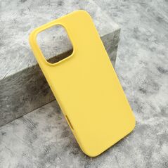 Zastitna maska (futrola) GENTLE COLOR - iPhone 16 Pro Max (6.9) zuta (MS).