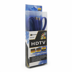 Kabl Flet kabal (kabl) HDMI na HDMI 1.5m plavi.