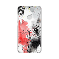Zastitna ultra tanka (skin) maska / futrola PRINT - Huawei Honor 8 Lite/P8 Lite (2017)/P9 Lite (2017) Paris Fashion.