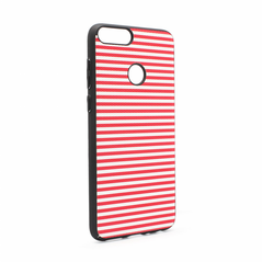 Zastitna maska (futrola) Luo Stripes - Huawei P smart/Enjoy 7S crvena.
