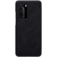 Zastitna maska (futrola) Nillkin Qin - Huawei P40 Pro crna.