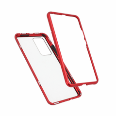 Zastitna maska (futrola) Magnetic - Huawei P40 Pro crvena.