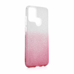 Zastitna maska (futrola) Double Crystal Dust - Huawei Honor 9A roze srebrna.
