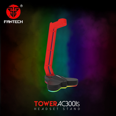 Drzac - slusalice Fantech AC3001S RGB crveni.