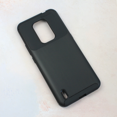 Zastitna maska (futrola) Defender Carbon - Motorola Moto E7 2020 crna.