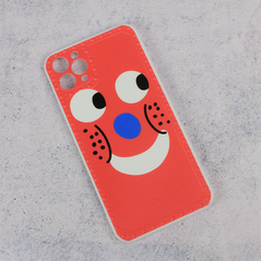 Zastitna maska (futrola) Smile face - iPhone 11 Pro Max 6.5 crvena.