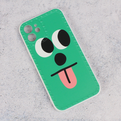 Zastitna maska (futrola) Smile face - iPhone 12 6.1 zelena.