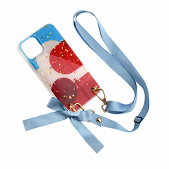 Zastitna maska (futrola) Fashion Strap Glitter - iPhone 11 Pro plava.