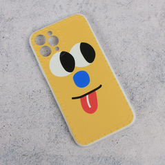 Zastitna maska (futrola) Smile face - iPhone 11 Pro zuta.