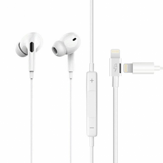 Slusalice sa adapterom - punjenje JH-015 iPhone lightning bele.
