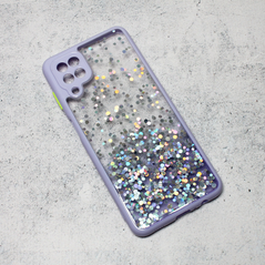 Zastitna maska (futrola) okvir Glitter - Samsung A125F Galaxy A12 ljubicasta.