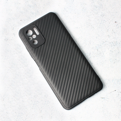 Zastitna maska (futrola) Carbon fiber - Xiaomi Redmi Note 10 4G/10s crna.