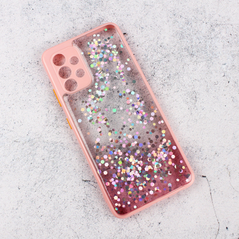 Zastitna maska (futrola) okvir Glitter - Samsung A325 Galaxy A32 4G (EU) roze.