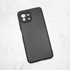 Zastitna maska (futrola) Carbon fiber - Xiaomi Mi 11 Lite crna.