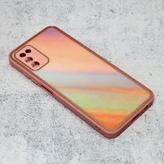 Zastitna maska (futrola) Candy Marble - Samsung A037 Galaxy A03s roze.