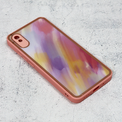 Zastitna maska (futrola) Candy Marble - Xiaomi Redmi 9A svetlo ljubicasta.
