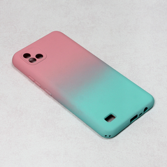 Zastitna maska (futrola) Double Color - Realme C11 (2021)/Realme C20 roze-mint.