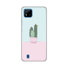 Zastitna silikonska maska (futrola) PRINT - Realme C11 2021/C20 Cactus.