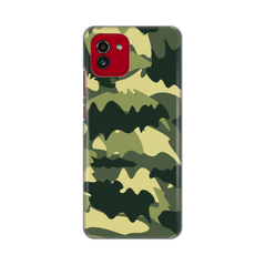 Zastitna ultra tanka (skin) maska / futrola PRINT - Samsung A035 Galaxy A03 Army.