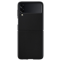Samsung Zastitna maska (futrola) kozna - F711B Galaxy Samsung F771B Galaxy Z Flip3 5G crna (EF-VF711-LBE).