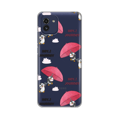 Zastitna ultra tanka (skin) maska / futrola PRINT - Samsung A035 Galaxy A03 Hey yourney.