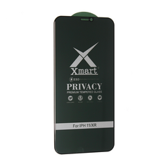 stitno staklo Staklena folija (zastitno kaljeno staklo) za ekran X mart 9D Privacy - iPhone 11 6.1.