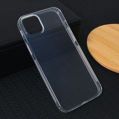 Zastitna silikonska maska (futrola) Ultra Thin with pluggy - iPhone 14 Plus Transparent.