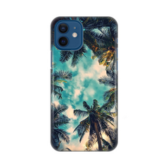Zastitna silikonska maska (futrola) PRINT - iPhone 12 6.1 Palm Tree.
