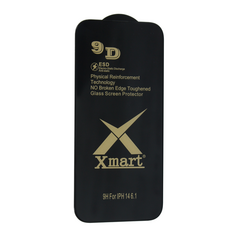 stitno staklo Staklena folija (zastitno kaljeno staklo) za ekran X mart 9D - iPhone 14 Pro.