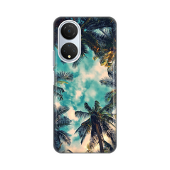 Zastitna silikonska maska (futrola) PRINT - Huawei Honor X7 Palm Tree.