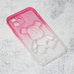 Zastitna maska (futrola) Violet bear - iPhone 12 6.1 tip 3.