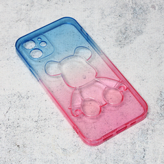 Zastitna maska (futrola) Violet bear - iPhone 12 6.1 tip 4.