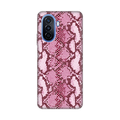 Zastitna silikonska maska (futrola) PRINT - Huawei nova Y70 Pink Snake.