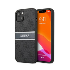 Zastitna maska (futrola) Guess Stripe - iPhone 13 siva (GUHCP13M4GDGR).