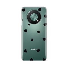 Zastitna ultra tanka (skin) maska / futrola PRINT - Huawei Nova Y90 Hearts.