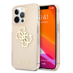 Zastitna maska (futrola) Guess Hc Glitter Big - iPhone 13 Pro zlatna (GUHCP13LPCUGL4GGO).