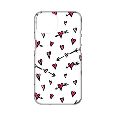 Zastitna ultra tanka (skin) maska / futrola PRINT - iPhone 14 Plus Heart Pattern.