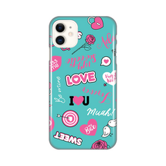 Zastitna silikonska maska (futrola) PRINT - iPhone 11 6.1 Love.