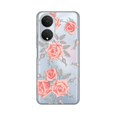 Zastitna ultra tanka (skin) maska / futrola PRINT - Huawei Honor X7 Elegant Roses.