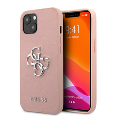 Zastitna maska (futrola) Guess Saffiano Big - iPhone 13 ro (GUHCP13MSA4GSPI).