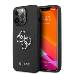 Zastitna maska (futrola) Guess Saffiano Big - iPhone 13 Pro crna (GUHCP13LSA4GSBK).